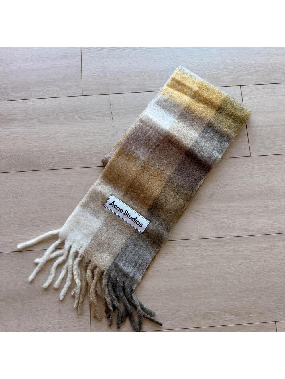 Acne Studios Women's Multi and Brown Scarf-wrap